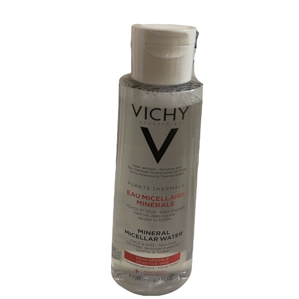 Vichy Pureté Thermale Micellar Water, Facial Cleanser with Panthenol for Sensiti